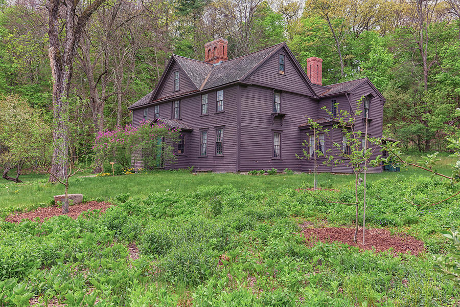 Louisa May Alcotts Orchard House Concord Massachusetts Photograph by Brian MacLean