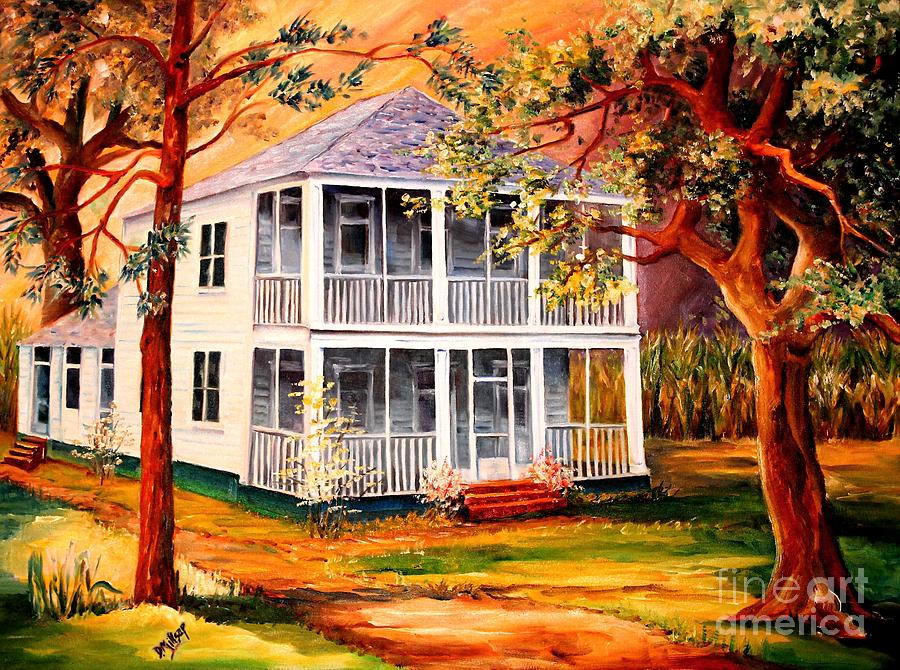 Louisiana Family Home Painting by Diane Millsap