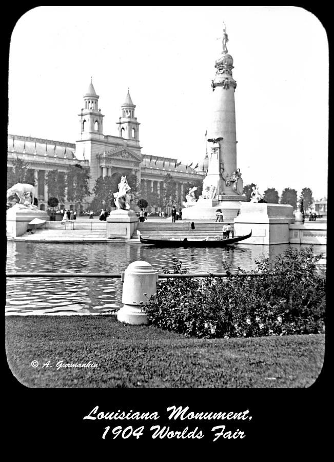Louisiana Monument 1904 Worlds Fair Photograph by A Macarthur Gurmankin