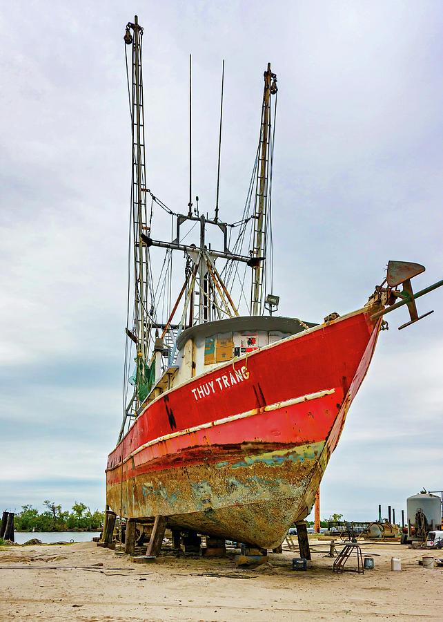 Louisiana Shrimp Boat 5 Photograph by Steve Harrington
