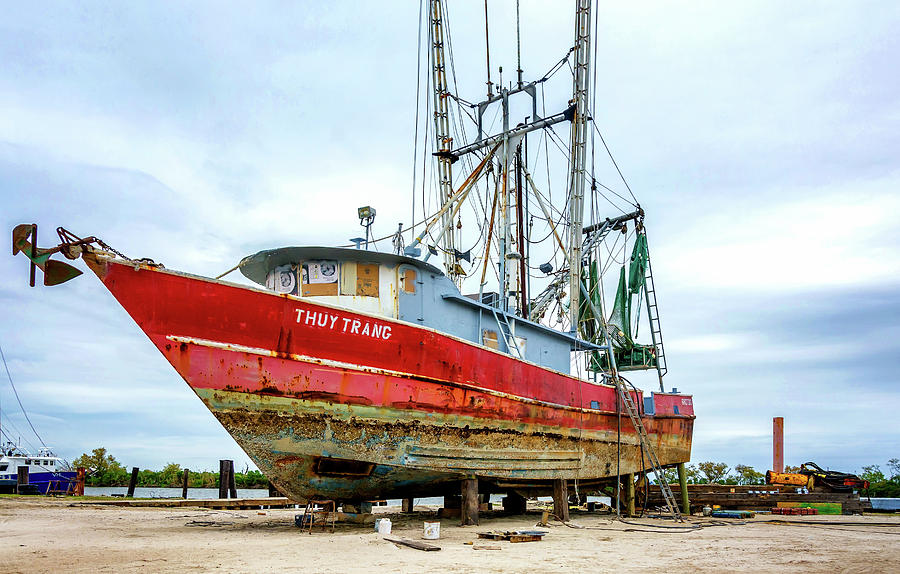 Louisiana Shrimp Boat 6 Photograph by Steve Harrington