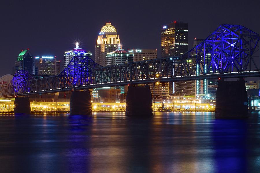 Louisville Beyond the Bridge Photograph by Frozen in Time Fine Art Photography