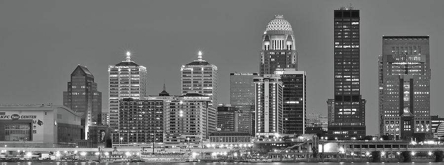 Louisville Black and White Panoramic 2016 Photograph by Frozen in Time Fine Art Photography