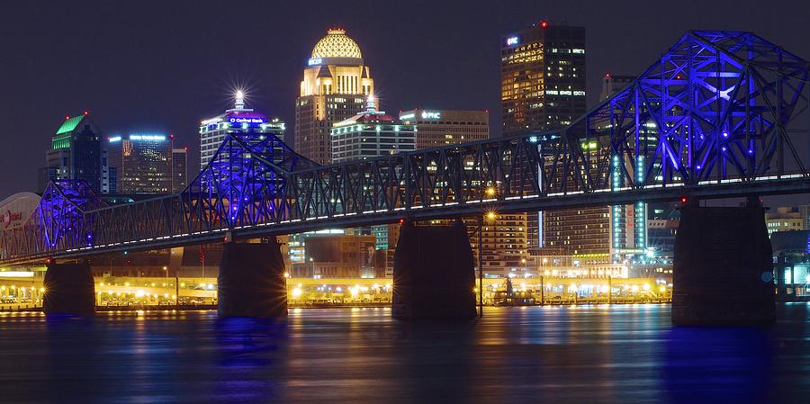 Louisville Bridge and City Pano Photograph by Frozen in Time Fine Art Photography