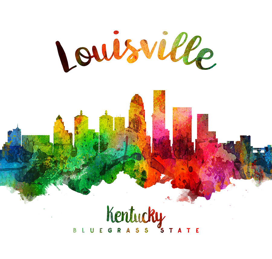 Louisville Painting - Louisville Kentucky 24 by Aged Pixel