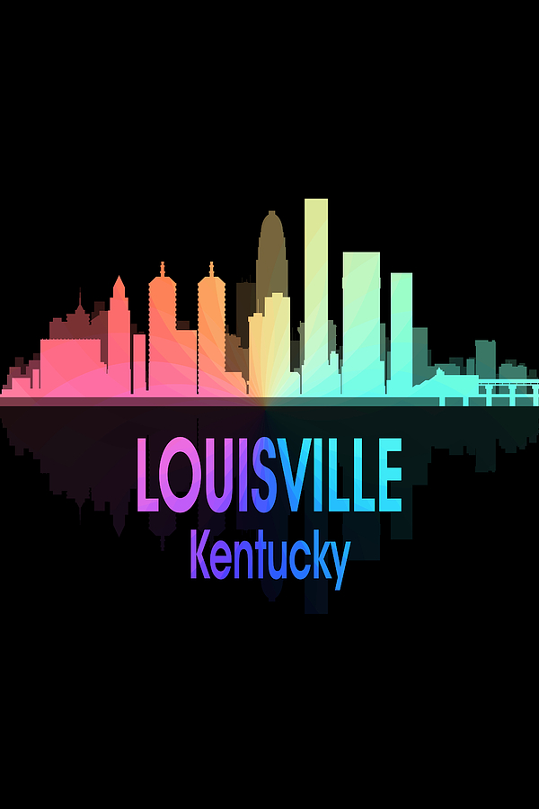 Louisville KY 5 Vertical Digital Art by Angelina Tamez