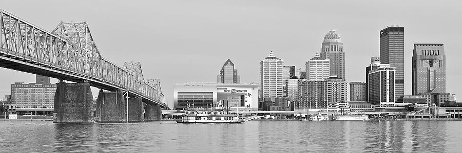 Louisville Monochrome Panorama Photograph by Frozen in Time Fine Art Photography