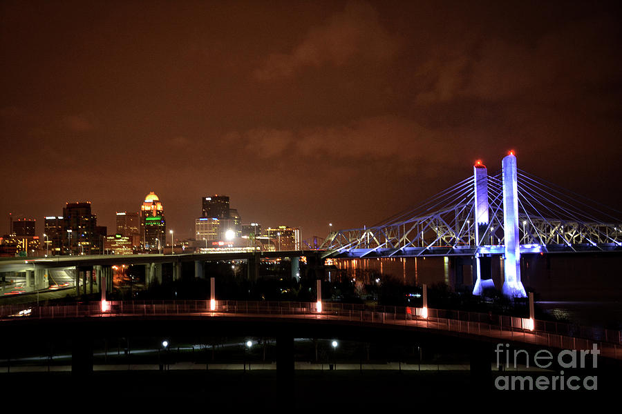 Louisville Night Photo Photograph by FineArtRoyal Joshua Mimbs