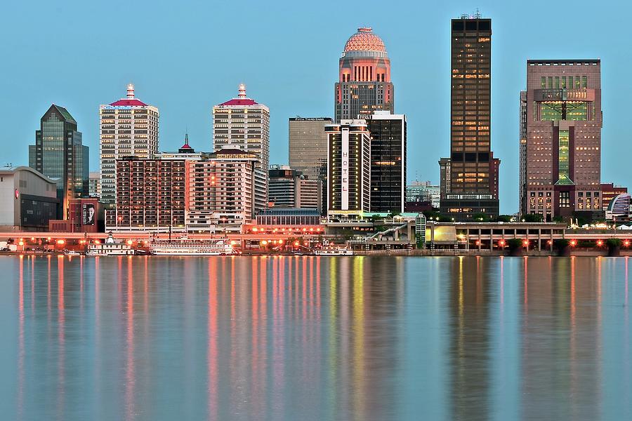 Louisville Towers at Dusk Photograph by Frozen in Time Fine Art Photography