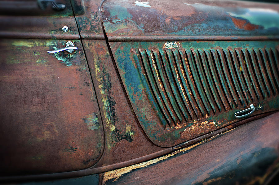 Louvers and Rust Photograph by Bud Simpson