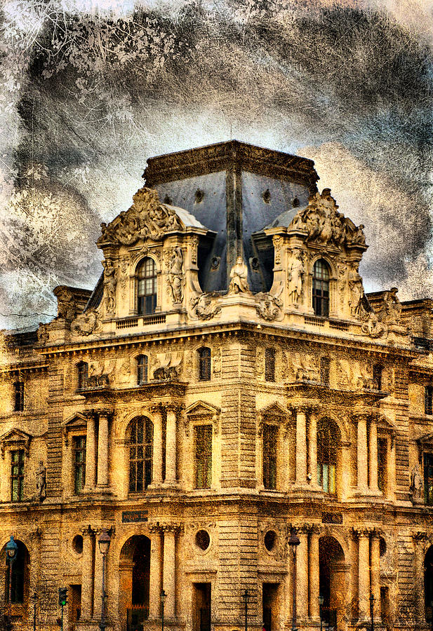 Louvre a la Grunge Photograph by Greg Sharpe