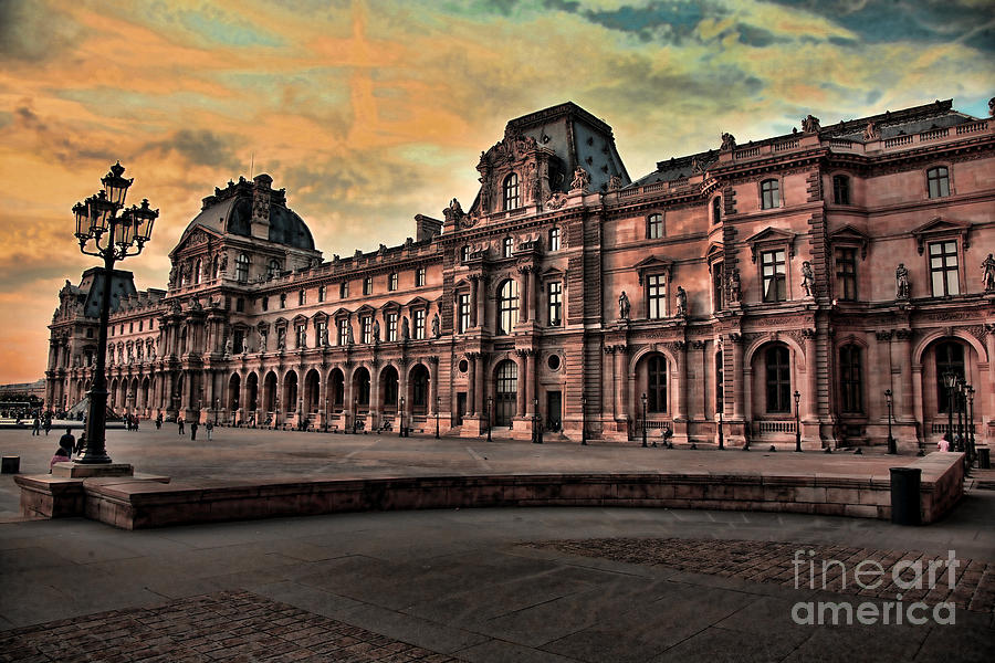Louvre Architecture Photograph by Chuck Kuhn