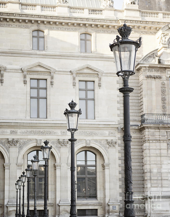 Louvre lamp posts Photograph by Ivy Ho