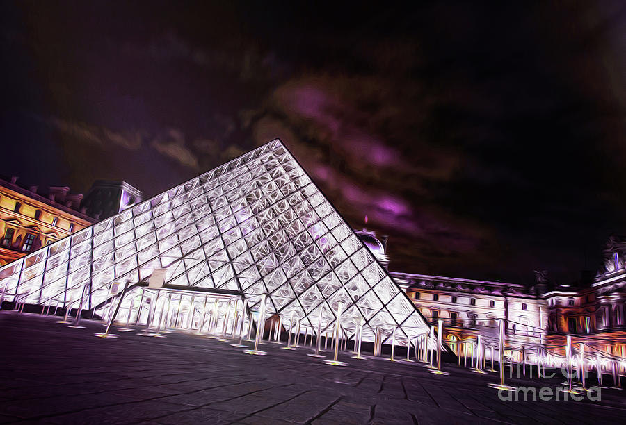 Paris Photograph - Louvre Museum 5 Art by Alex Art