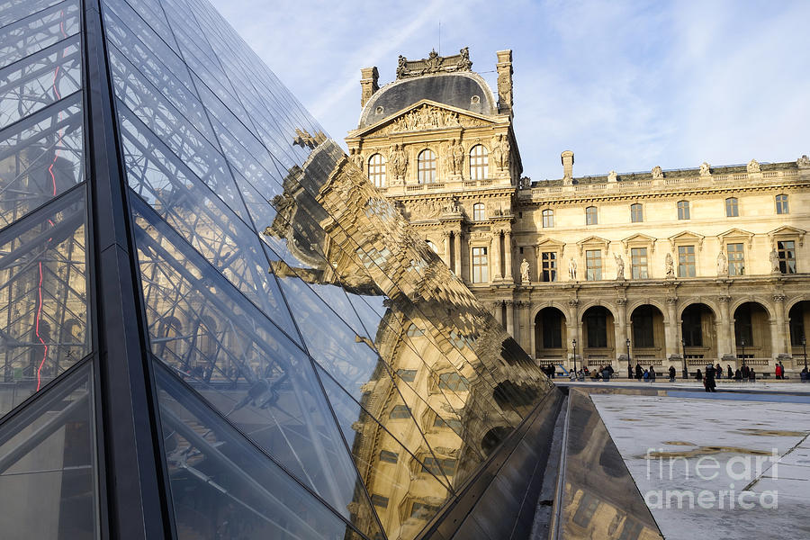 Louvre Museum and Palace in Paris, Photograph by Perry Van Munster