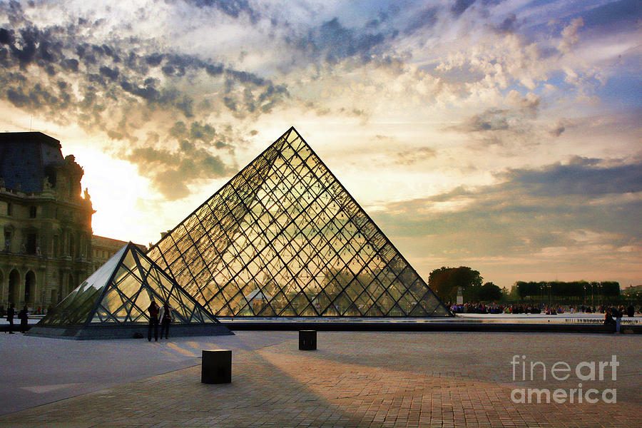 Louvre Paris France  Photograph by Chuck Kuhn