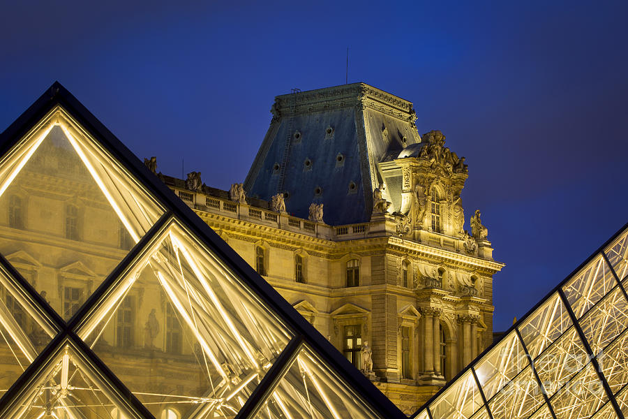 Louvre Pyramids Photograph by Brian Jannsen
