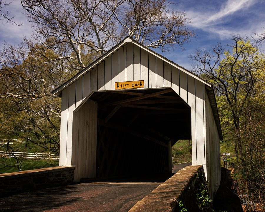 Loux Covered Bridge 2 Photograph by Louise Reeves