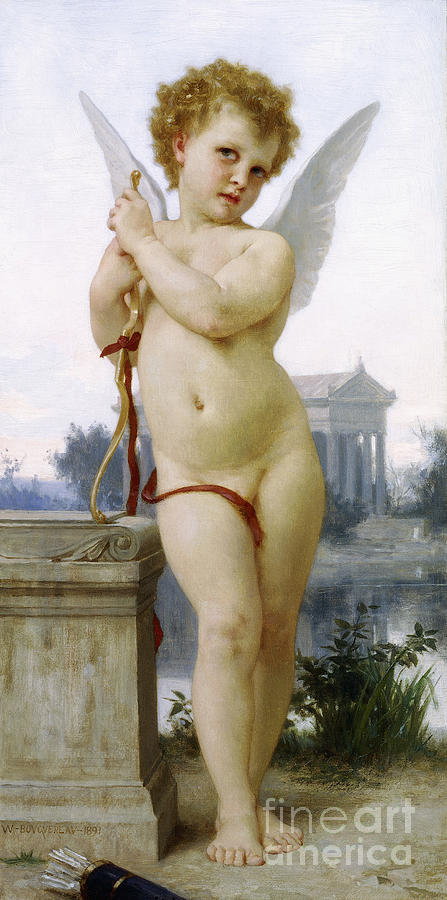 Love, 1891 Painting by William-Adolphe Bouguereau