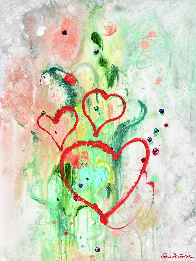 Love 2 Painting by Gina De Gorna