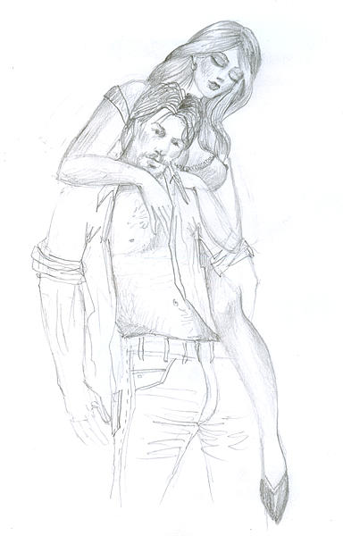 Love 3 Drawing by MJ Alhabeeb Love 3 Drawing by MJ Alhabeeb