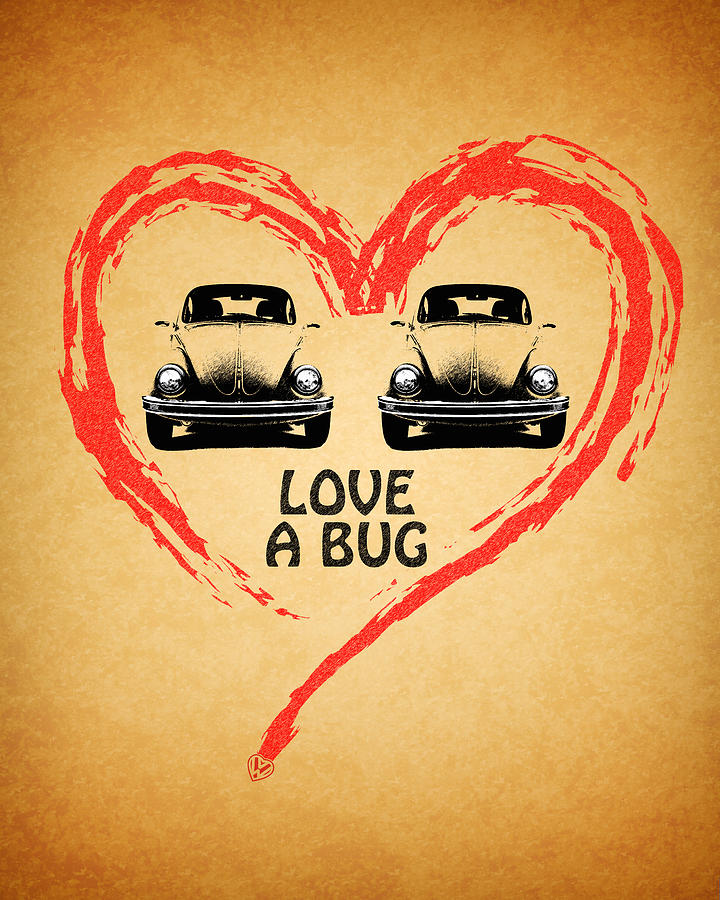 Car Photograph - Love A Bug by Mark Rogan