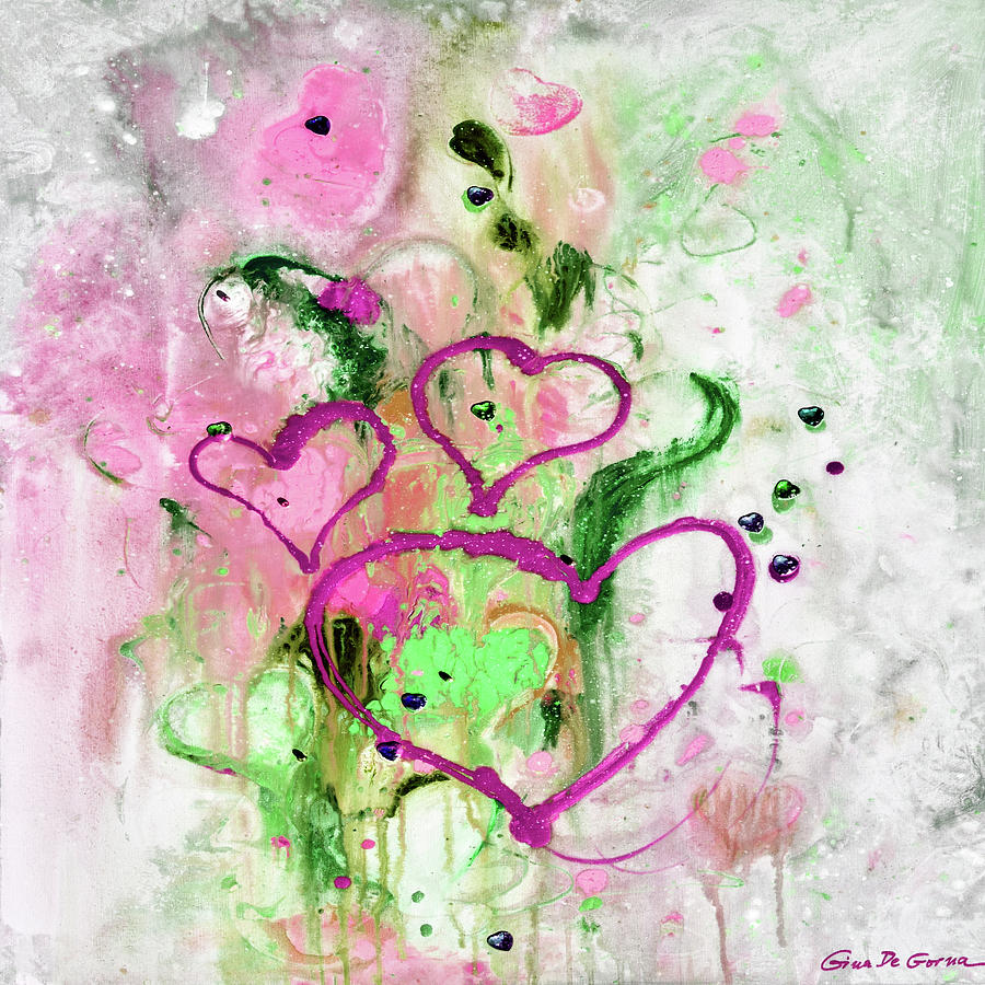 Love Abstract Painting Painting by Gina De Gorna