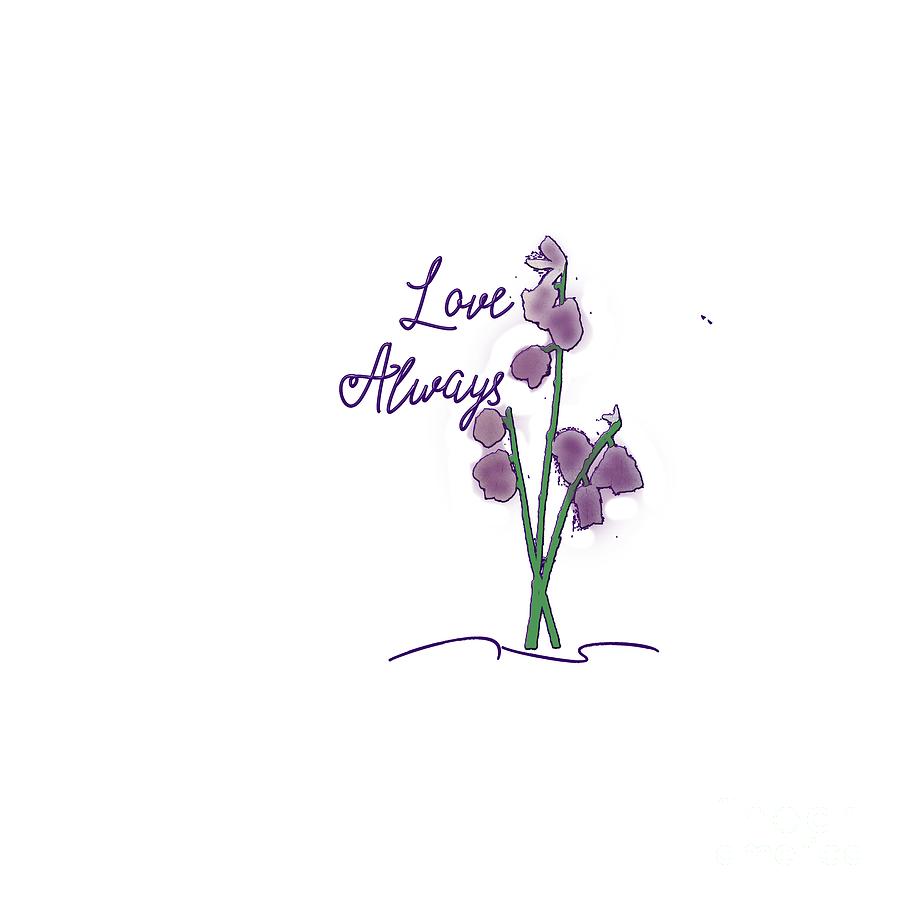 Love Always Digital Art by Judy Hall-Folde