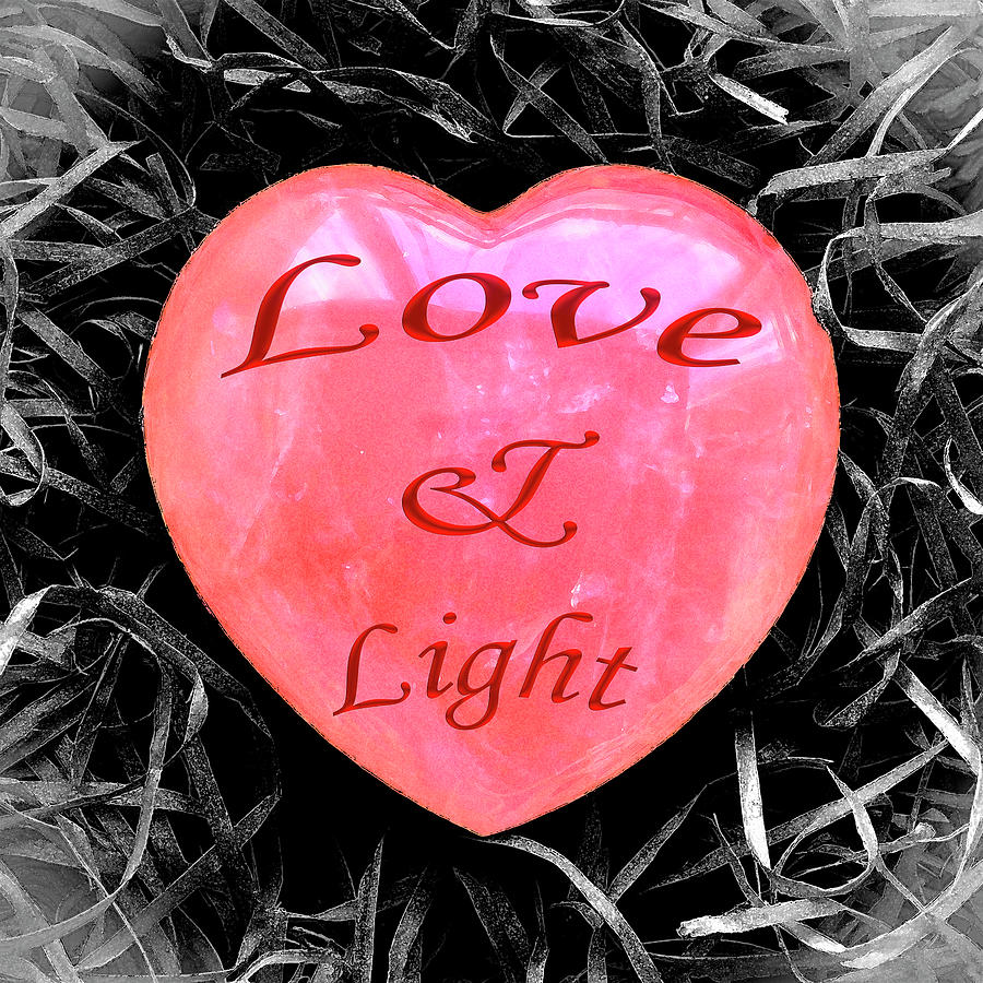 Love and Light Digital Art by Hazy Apple