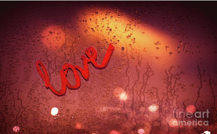 Love and passion background Photograph by Anna Om