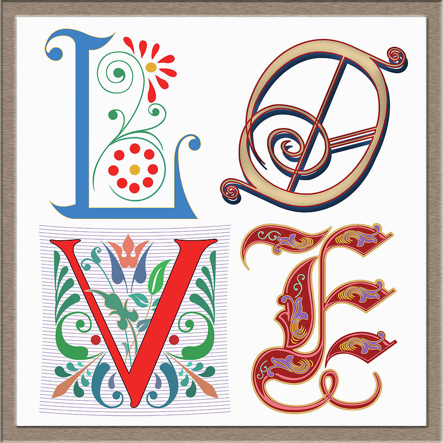 Love and Peace Gallery Icon Photograph by Kathy Anselmo