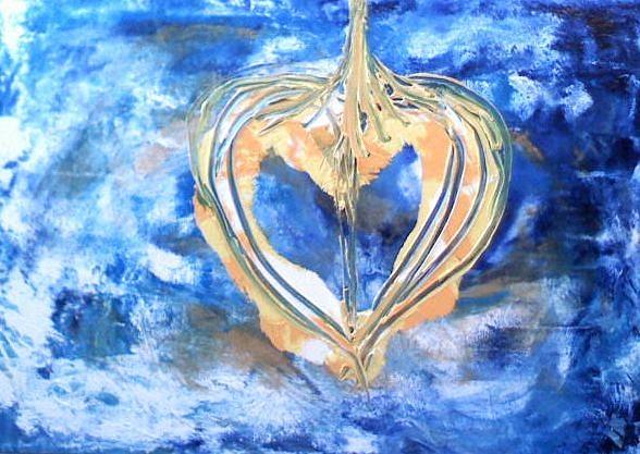 LOVE and PEACE Painting by Gunter  Tanzerel
