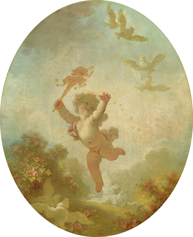 Love As Folly Painting by Jean-Honore Fragonard
