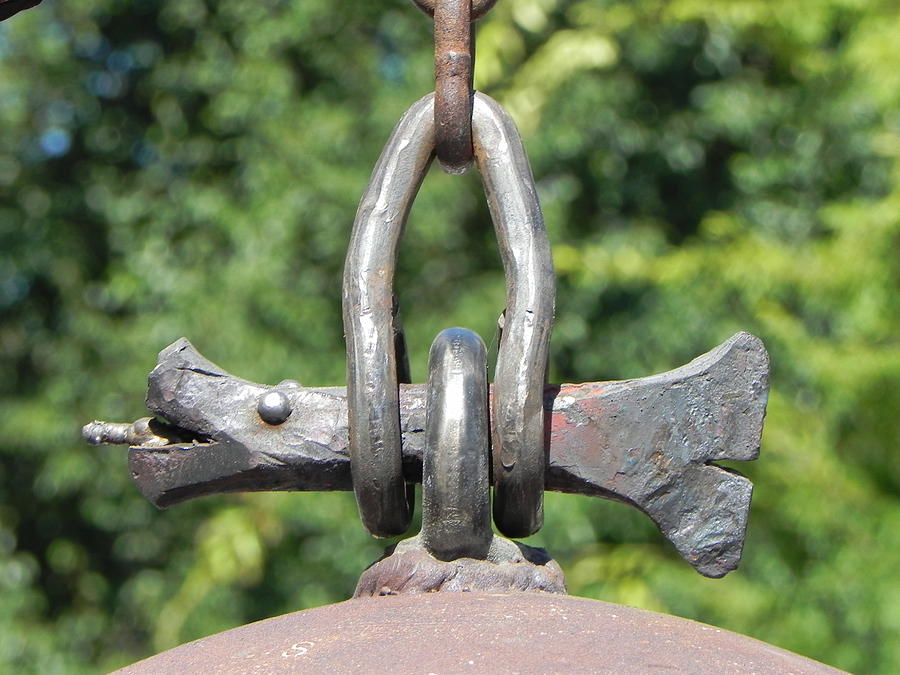 Forge Sculpture - Love bell 3 by Steve Mudge