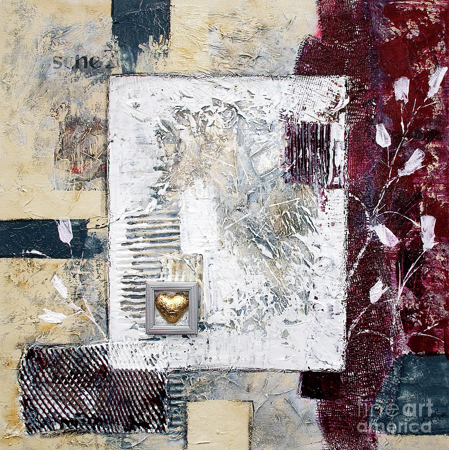 Abstract Painting - Love Box by INA FineArt