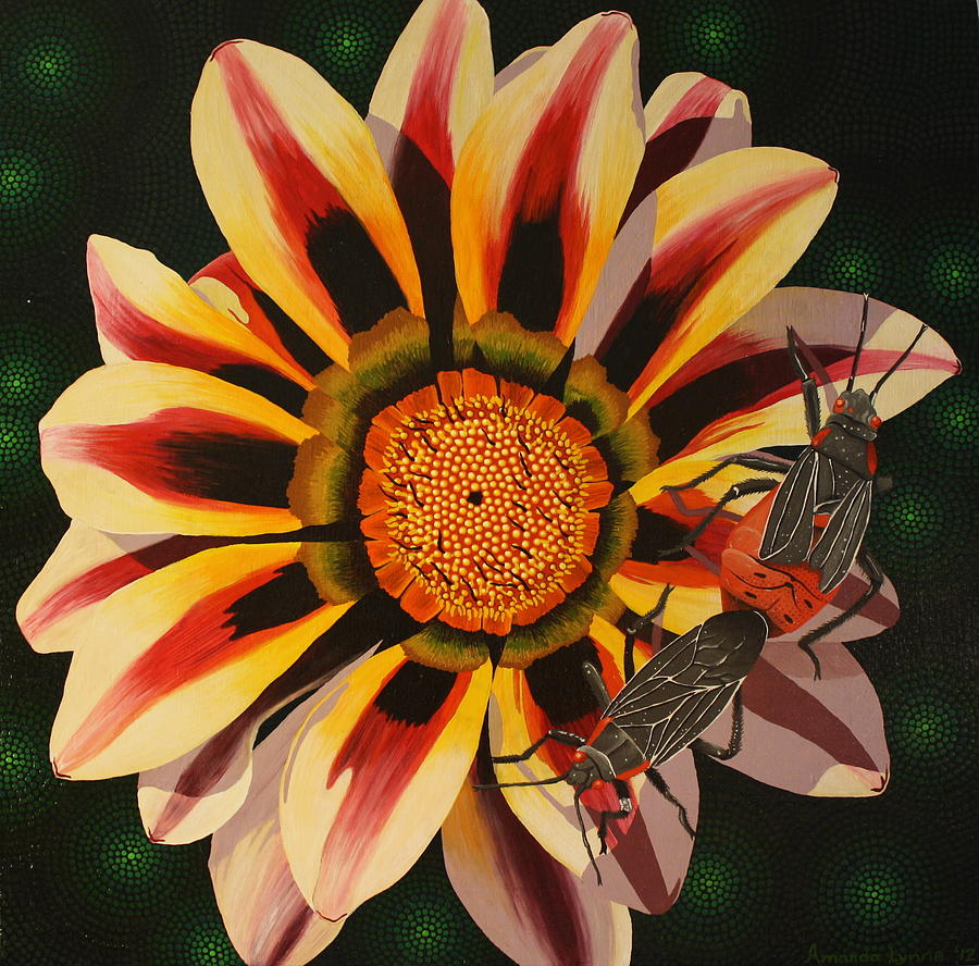 Love Bugs Painting by Amanda  Lynne