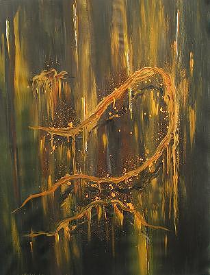 Love Chain Painting by Miroslaw  Chelchowski