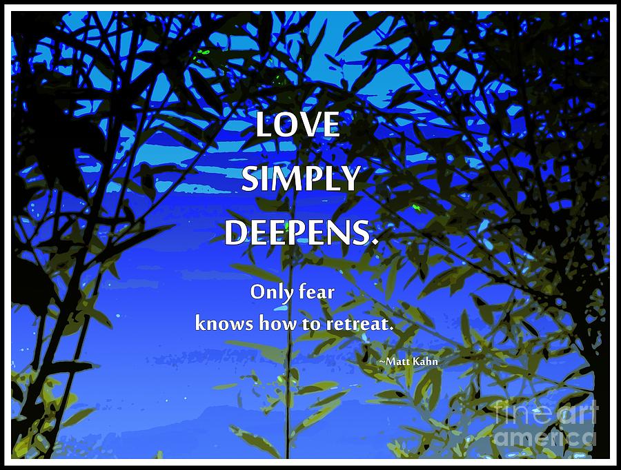 Love Deepens Photograph by Sybil Staples