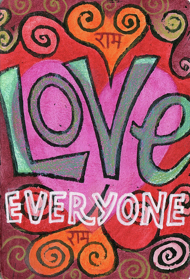 Love Everyone Painting by Jennifer Mazzucco