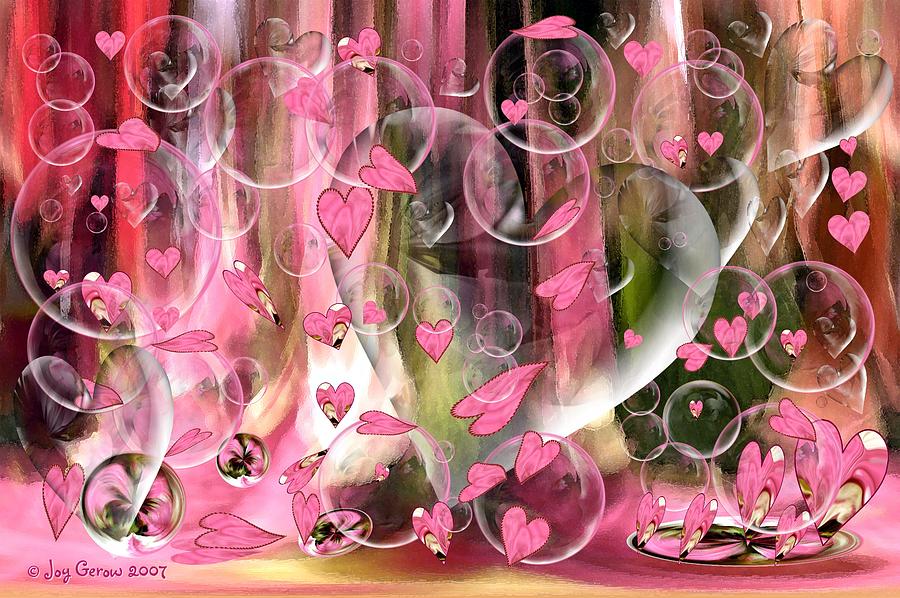 Love Photograph - Love Floats by Joy Gerow Love Photograph - Love Floats by Joy Gerow