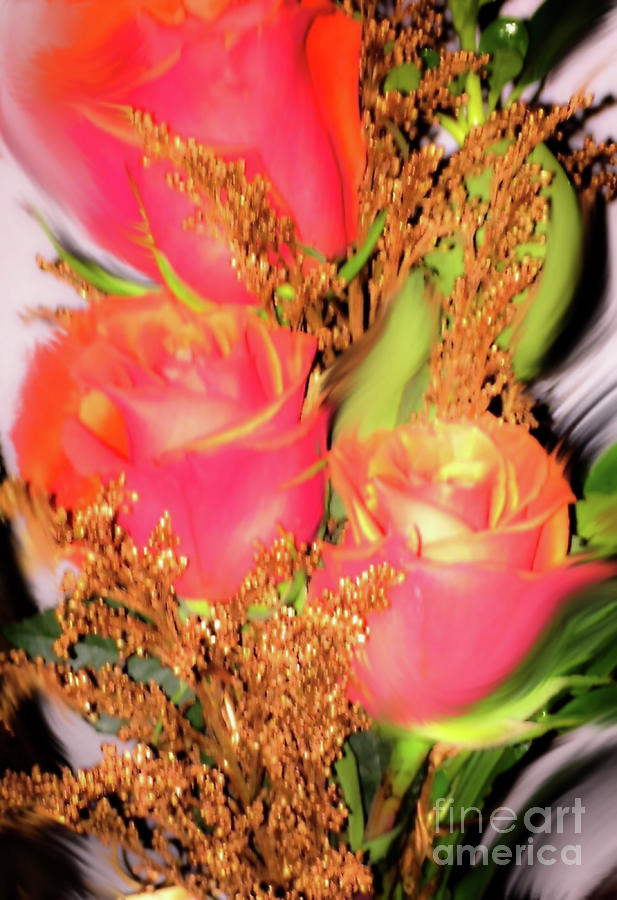 Love Flowers Digital Art by Gayle Price Thomas