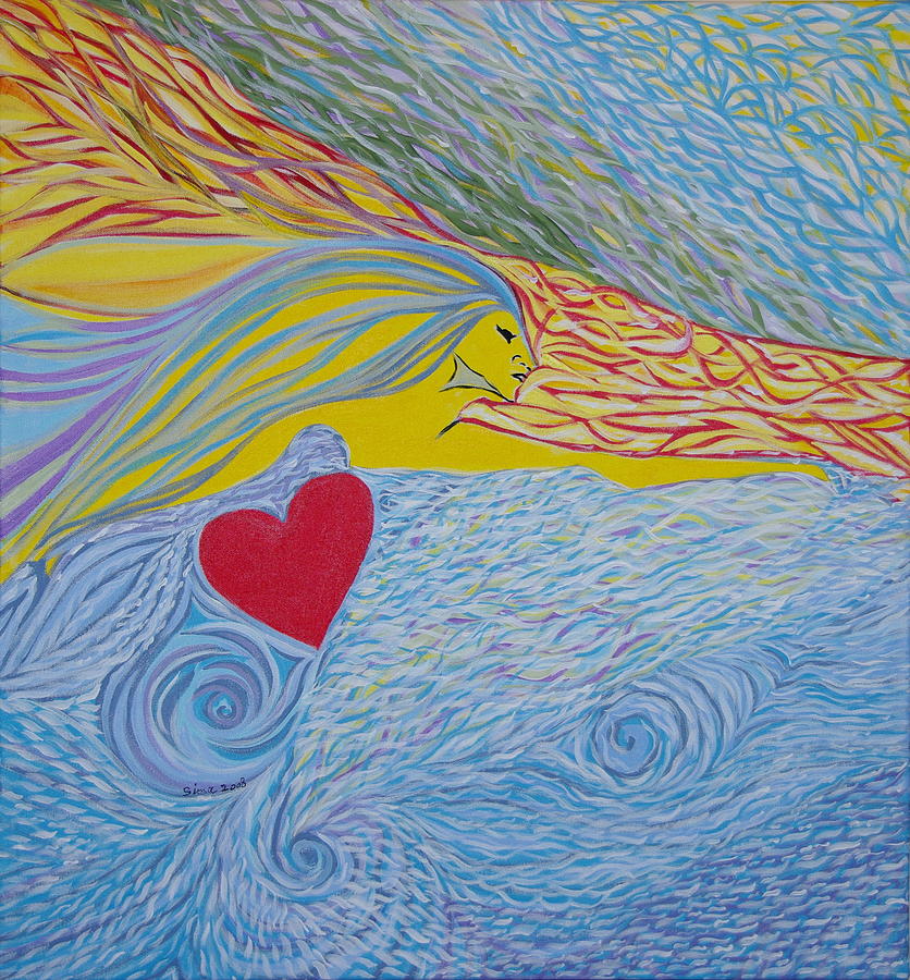 Love For Ever Painting by Sima Amid Wewetzer