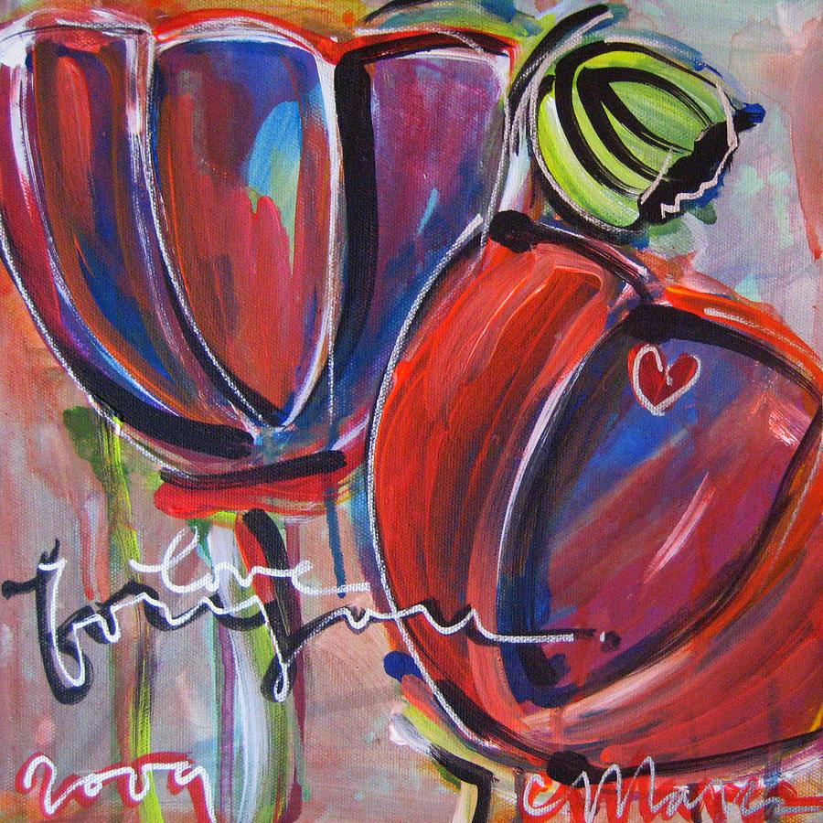 Love For You no.3 Painting by Laurie Maves ART