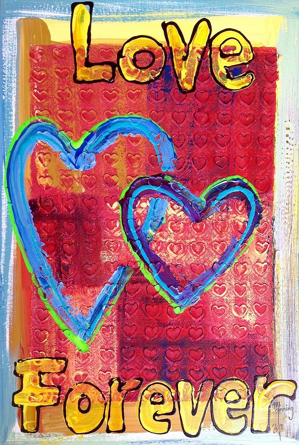Love Forever - LF-14-17-FL Painting by Richard Sean Manning