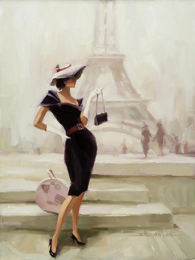 Love, from Paris Painting by Steve Henderson