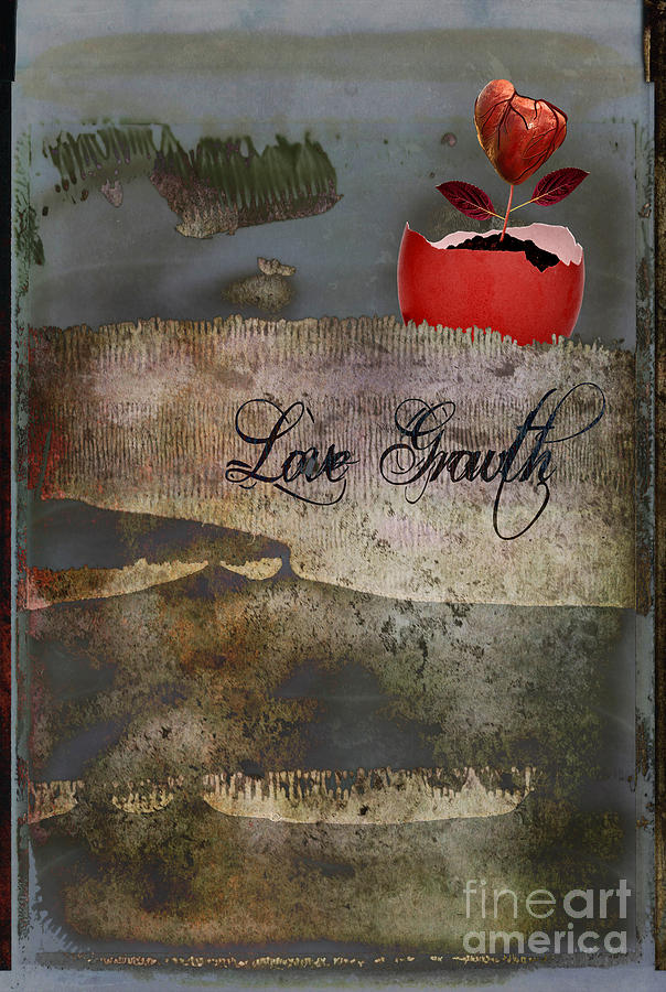Love Growth - v2t1 Digital Art by Variance Collections