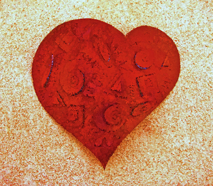 Love Heart # 3 Digital Art by Allen Beatty