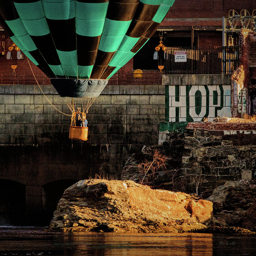 Transportation Photograph - Love Hope and a Hot Air Balloon by Bob Orsillo