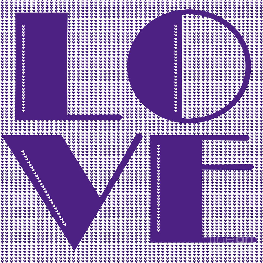 Love in Purple Digital Art by L Machiavelli - Fine Art America