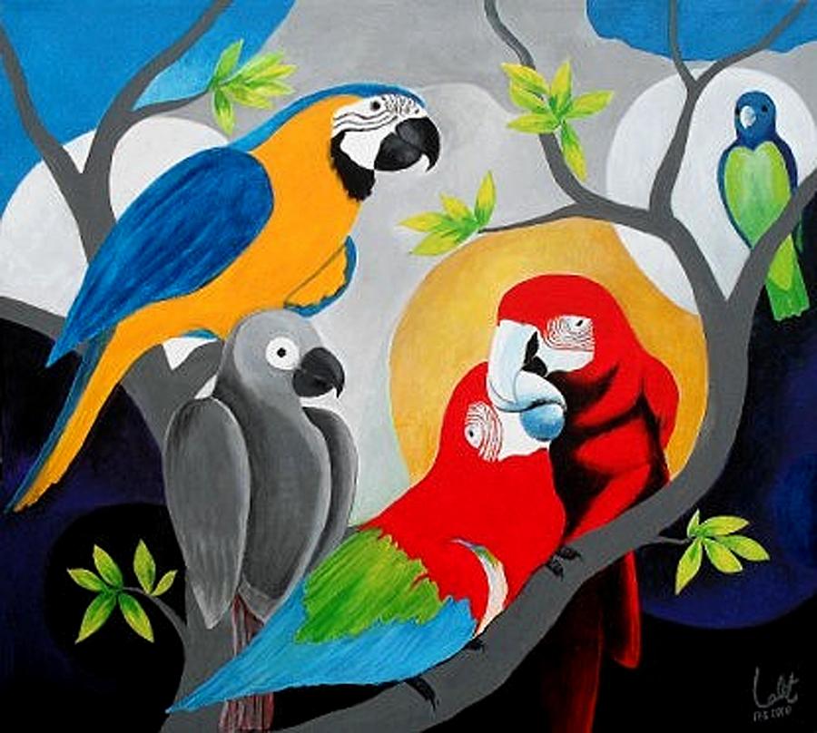 Love in the air Painting by Lalit Jain